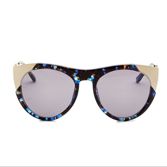 Smoke x Mirrors Zoubisou Blue Glam Sunglasses SM131 B3-3 - Picture 2 of 5